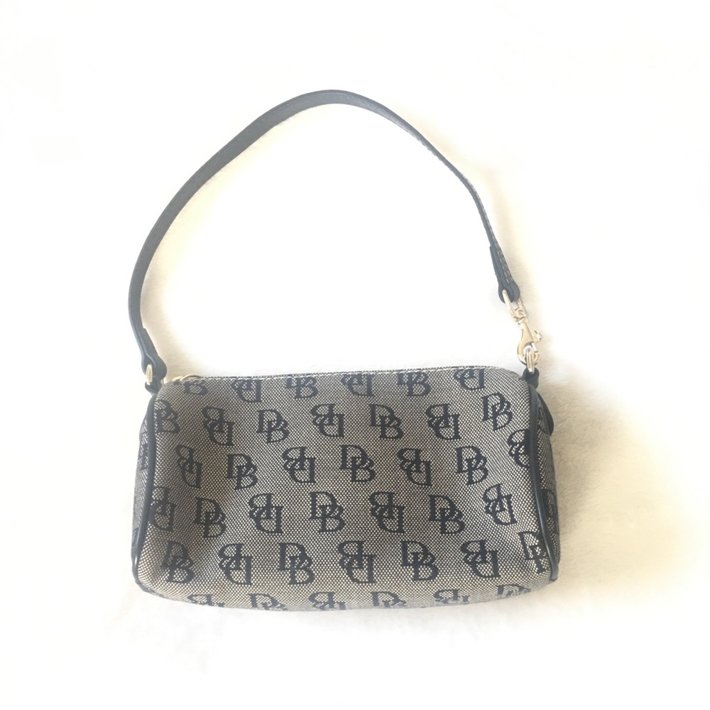 Dooney & Bourke Logo Printed Mini Barrel Bag - New